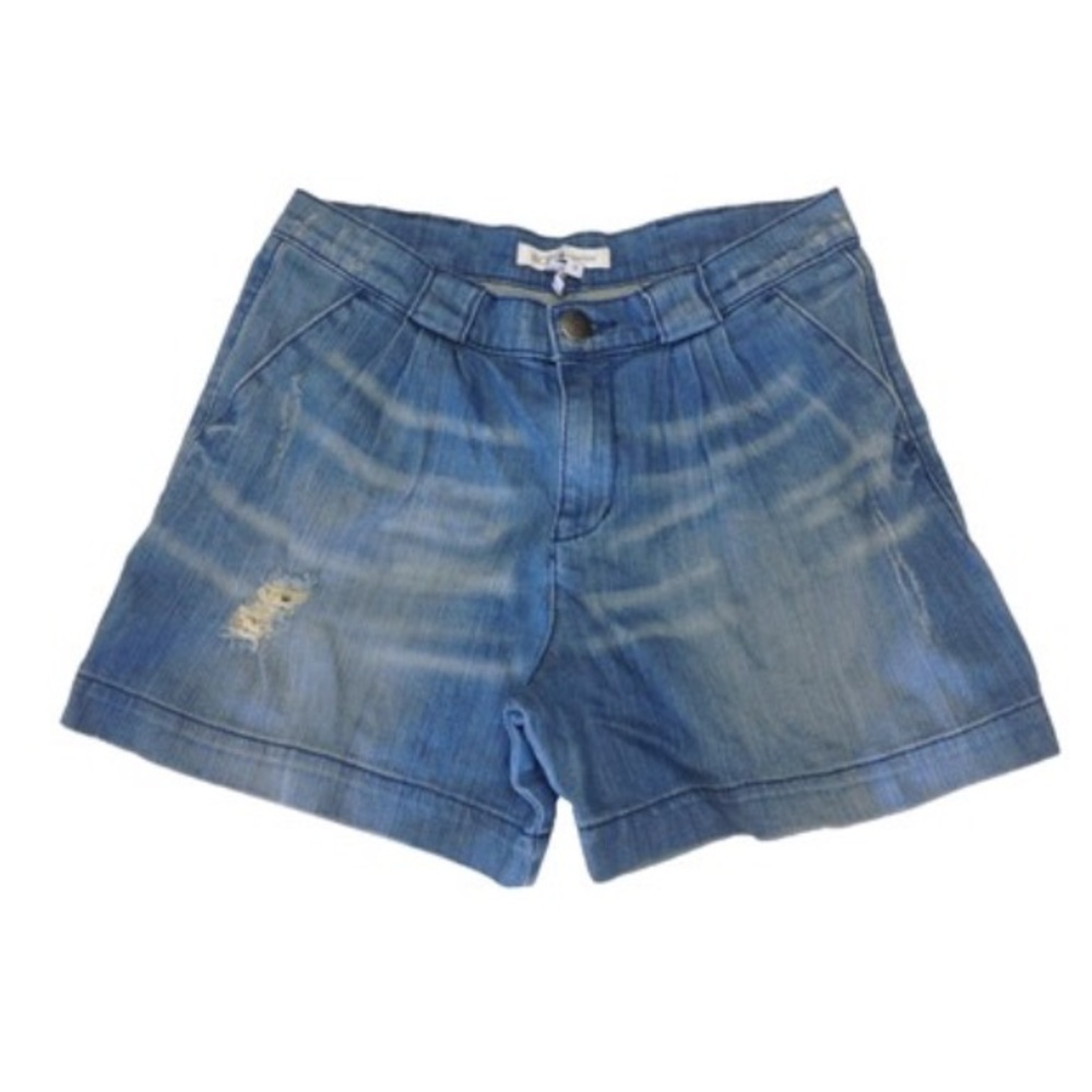 BCBGeneration SHORTS DENIM HIGH WAIST DISTRESSED